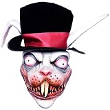 Wicked Wonderland White Rabbit Mask Adult Wicked Wonderland White Rabbit Mask Adult
