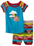 Paul Frank Baby-girls Infant Julius Rainbow Allover Print Pajama Set, Blue, 24 Months