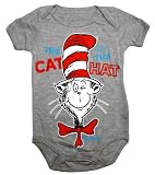 Dr. Seuss Cat In The Hat Face Baby Creeper Romper
