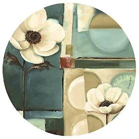 Click here to buy 60s Bloom Coasters 4 pk. - Blue.