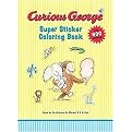 Curious George Super Sticker Coloring Book (Paperback)