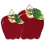 APPLE 3-D Stove / Burner Covers Set of 4 *NEW*