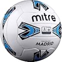 Mitre Madrid 18p Football  - White  Size 5