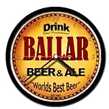 BALLAR beer and ale wall clock