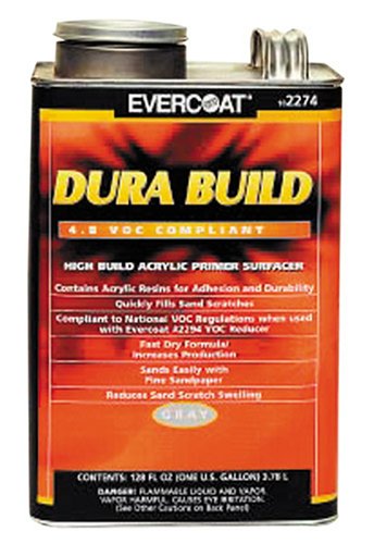 Fibreglass Evercoat 2274 Dura Build Acrylic Primer Surfacer - Gray - Gallon On Sale