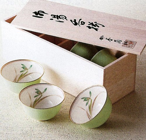 香蘭社 蘭のひびき 湯呑5個セット（湯のみセット）