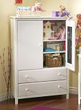 South Shore Furniture, Cotton Candy Collection, Armoire, Pure White
