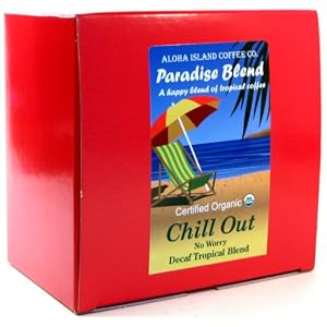 Aloha Island Certified Organic Decaf Coffee Pods, Chill Out Decaf Medium-dark Roast, 18... by Aloha Island Coffee