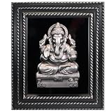Iridescent Grey Ganesh Wall Hanging
