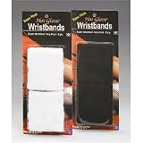 Hot Glove Baseball Thick Wrist Band 2-Pack (White) by Unique Sports