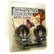Japanese Silk Love Rope Wrist Cuffs, Black