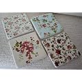 Shabby Chic Floral Coasters by Gisela Graham