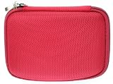 GPS Pouch / Case (Red) For: Tomtom One 125 130 130S 140 140S XL XLS, Garmin Nuvi 750 760 850 860 755T 765T, & MANY MORE! Any GPS With up to 4.3 Screen!