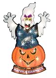 20" Lighted NFL Philadelphia Eagles "Happy Halloween" Yard Decoration