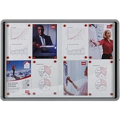 NOBO Schaukasten, Metall-R�ckwand, Aussenbereich, 8 x DIN A4 VE=1
