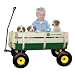 John Deere - 36 in. Steel Wagon with Wooden Stake Sides