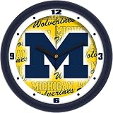 Michigan Wolverines NCAA Dimension Wall Clock