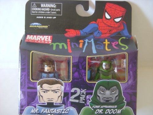Marvel Minimates 2-Pack Mr. Fantastic and First Appearance Dr. Doom