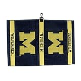 Michigan Woven Jacquard Golf Towel