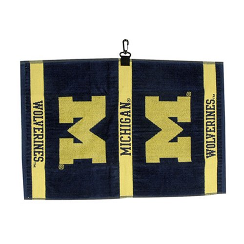 Michigan Woven Jacquard Golf Towel