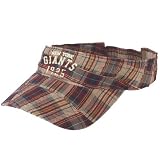 Reebok New York Giants Plaid Classic Visor
