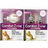 Comfort Zone with Feliway Cats Diffuser and Additional 2-Pack Refills Combo