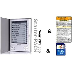 Sony Reader eBook PRS 505 S & Ihr erstes E-Book "Sch�ssler Salze" +  2GB SD Karte - Starter-SET - *** mit deutscher Anleitung + Garantie! kein England Import! ***