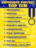 Customer Service Laminated Poster Print, 18x24