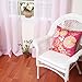 Best Home Fashion Crushed Voile Sheer Curtains - Antique Bronze Grommet Top - Pink - 52