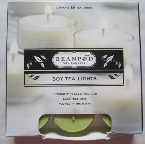 Beanpod Soy Candles Tea Lites (Key Lime Pie 9-count)
