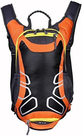 Outdoor Waterproof Backpack for Cycling Camping Hiking 15L (Orange)