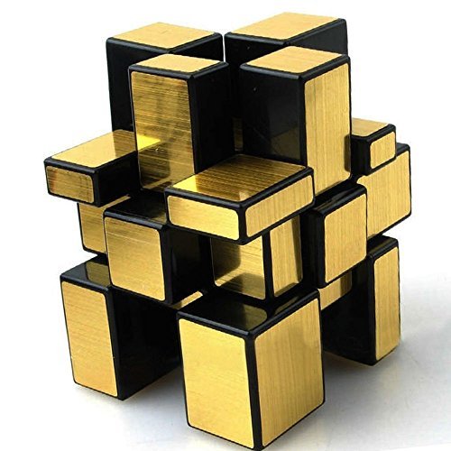 GoodPlay Shengshou Mirror Cube 3x3 Magic Cube Golden Color