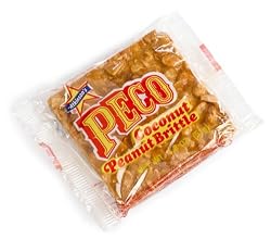 Atkinson Candy Company, Peco Brittle Squares, 1.8-Ounce Squares (Pack of 24)