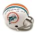 Larry Csonka Miami Dolphins Autographed Mini Helmet with 72-17-0 Inscription