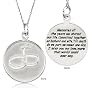loss of Spouse Memorial Necklace, Sterling Silver