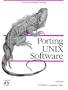 Porting Unix Software: From Download to Debug (Nutshell Handbooks)