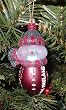 NFL New England Patriots LED Lighted Football Snowmen Christmas Ornament