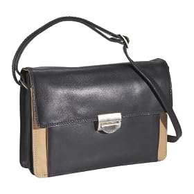 Buy Derek Alexander Leather Alternatives East West Half Flap Organizer by Derek Alexander Leather