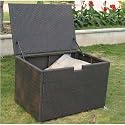 Vento Small Wicker Rectangular Storage Box - Java