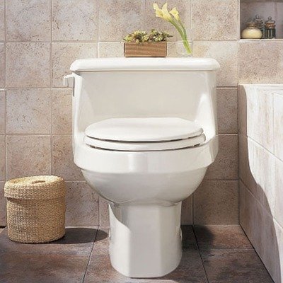 American Standard 2037.100.222 Lexington One-Piece Elongated Toilet with Seat, Linen