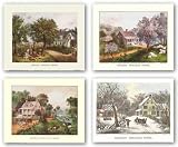 American Homestead Set by Currier & Ives 8.375