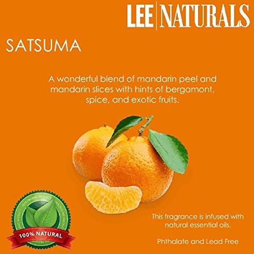 Satsuma Premium 6-Piece 6.4 oz Soy Wax Melt Clamshell - 2-Pack of naturally strong scented soy wax cubes throw 50+ hours of fragrance when melted in Scentsy®, Yankee Candle® or standard electric tart warmer + FREE Express Shipping!