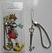 New Kingdom Hearts Key Blade Metal Phone Charm Strap #3