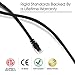 GearIT 5-Pack, Cat 6 Ethernet Cable Cat6 Snagless Patch 3 Feet - Snagless RJ45 Computer LAN Network Cord, Black - Compatible with 5 Port Switch POE 5port Gigabit