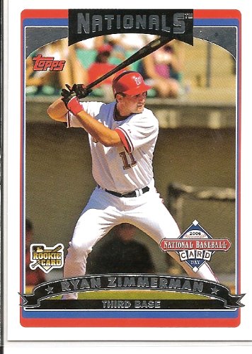 2006 Topps National Baseball Card Day #T3 Ryan Zimmerman - Washington Nationals (Rookie Insert - Baseball Cards)