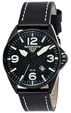 Torgoen Swiss Men's T10105 T10 Stainless-Steel Case Carbon Aviation Watch