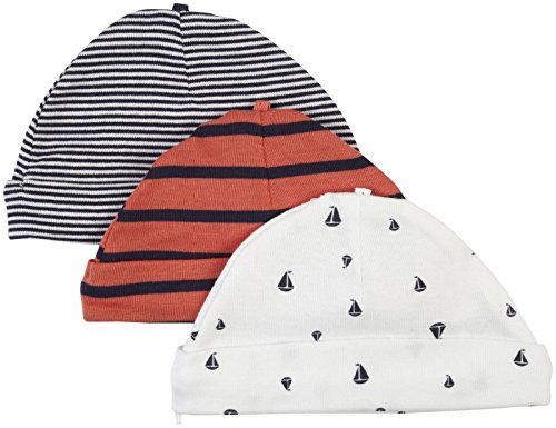 Carter's Baby Boys' 3 Pack Caps (Baby) - Navy
