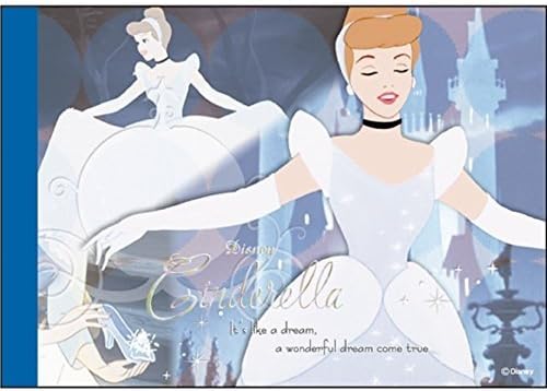 Delfino stationery A6 Memo Note Disney Film Art Cinderella DZ77172