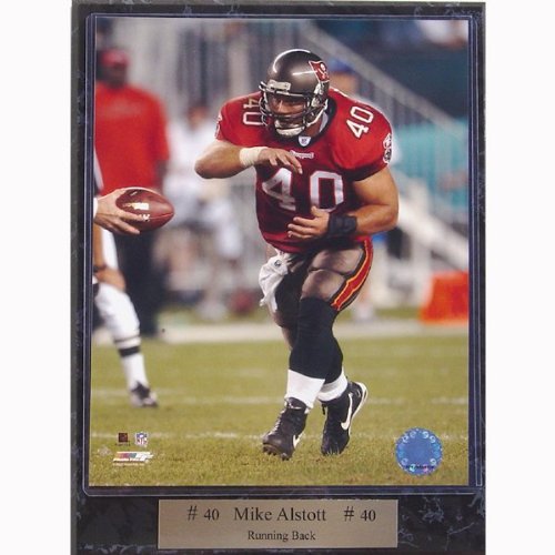 Encore Select 510-FBTBB40 Tampa Bay Buccaneers Mike Alstott 40 9 in. X 12 in. Photo Plaque.