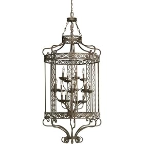 Progress Lighting P2880-102: Sanabria Roasted Java Sixteen-Light Pendant